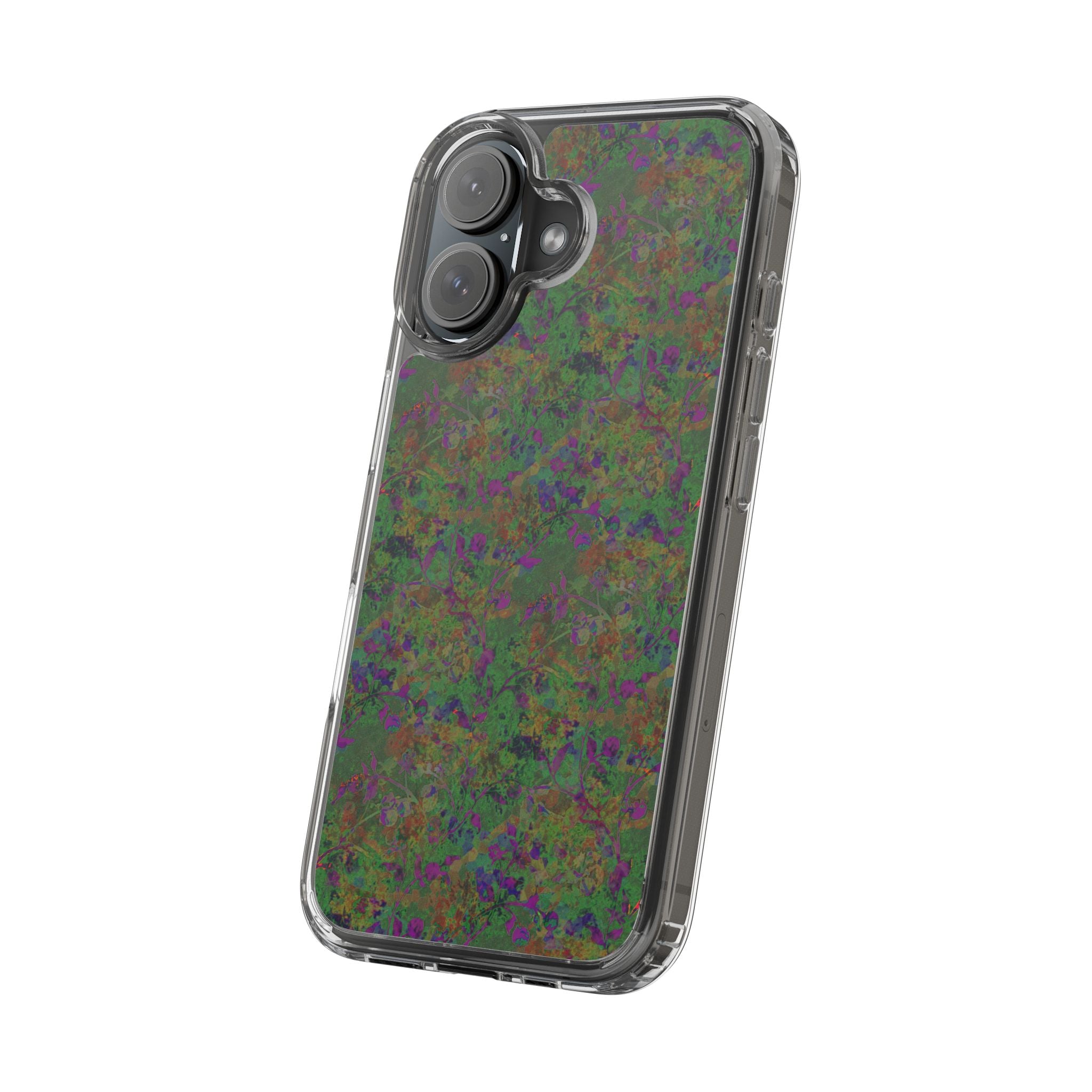 iPhone 16 Clear Case – Hidden Weave Series V3 No.24
