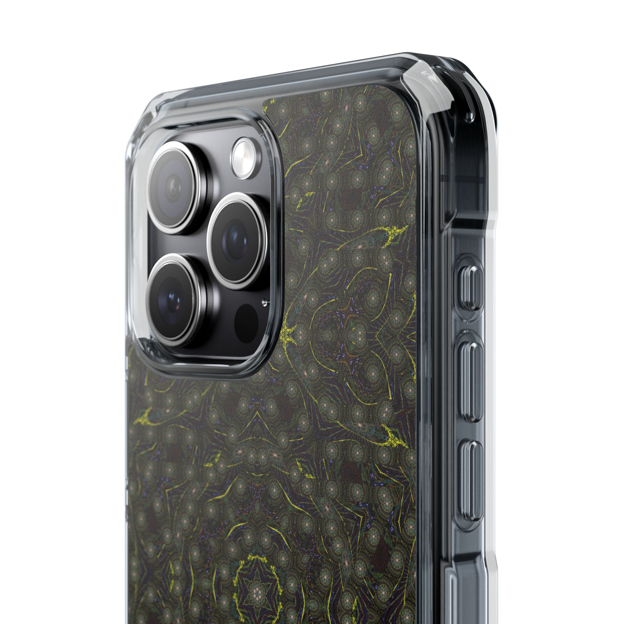iPhone 15 Magnetic Clear Impact Case - P5 Kaleidoscopic No.2