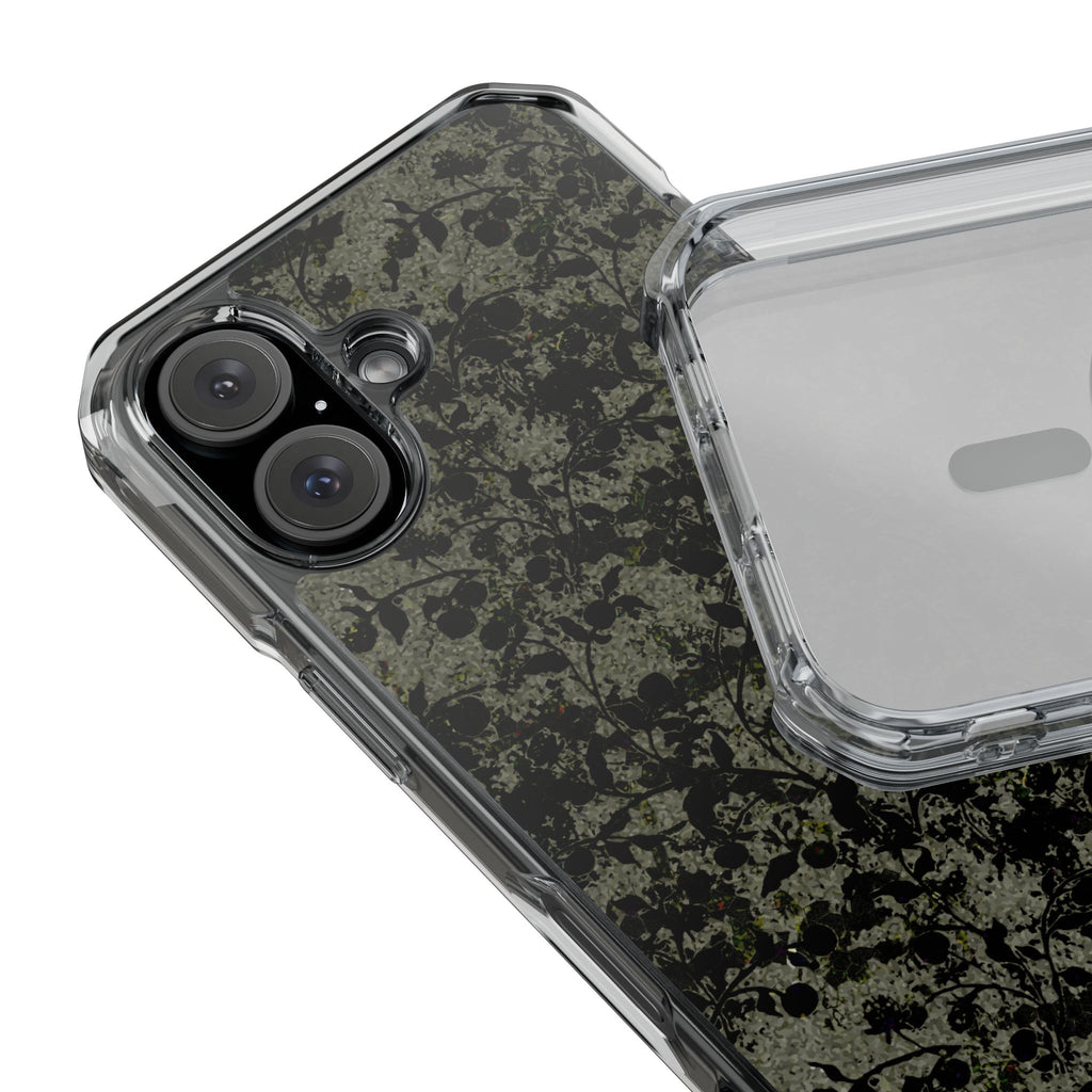 iPhone 16 Magnetic Clear Impact Case - Hidden Weave Series V3 No.25