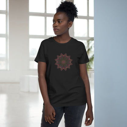 Women’s Maple Tee - Love Light Mandalas No.7