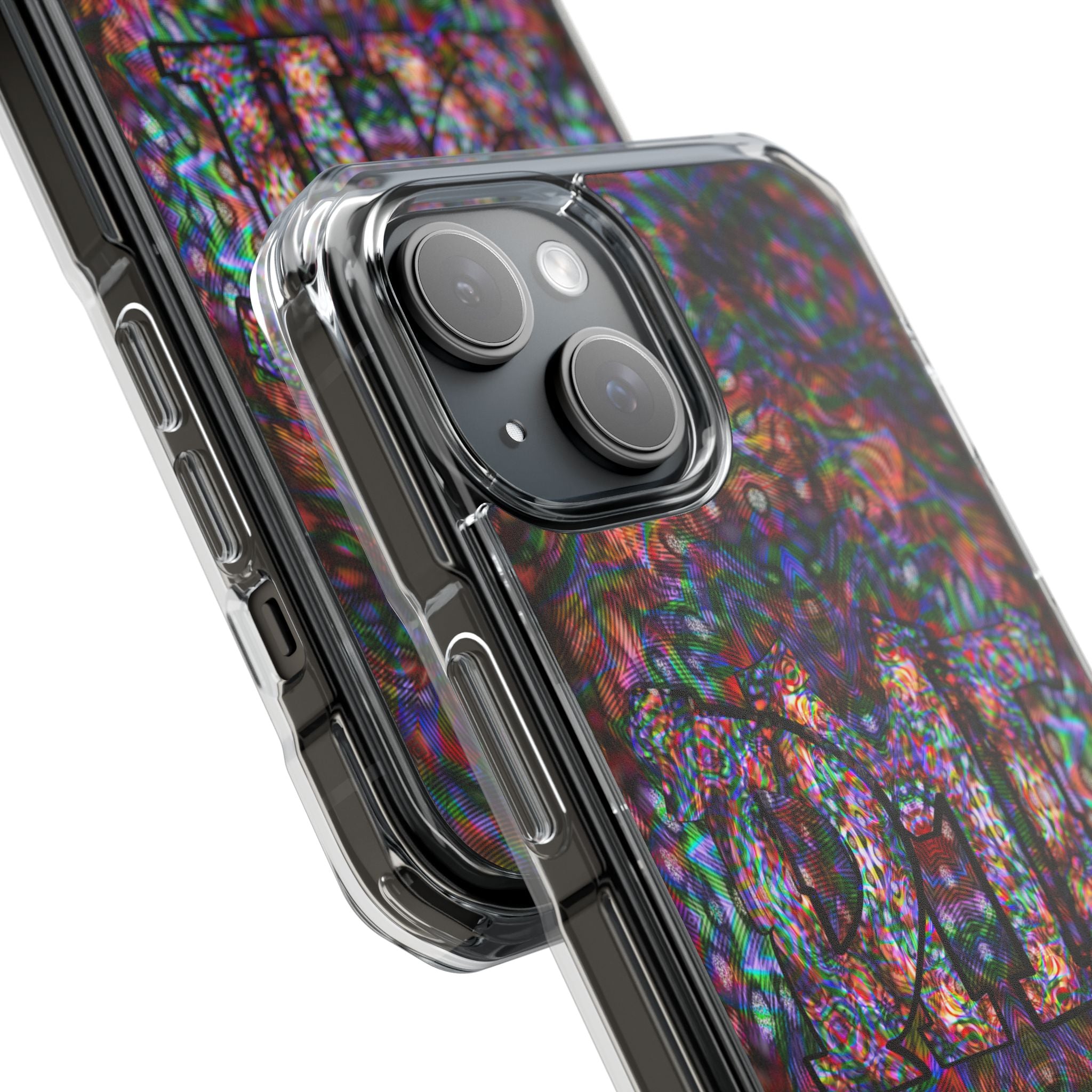 iPhone 15 Magnetic Clear Impact Case - DMT Scribe No.S1T1