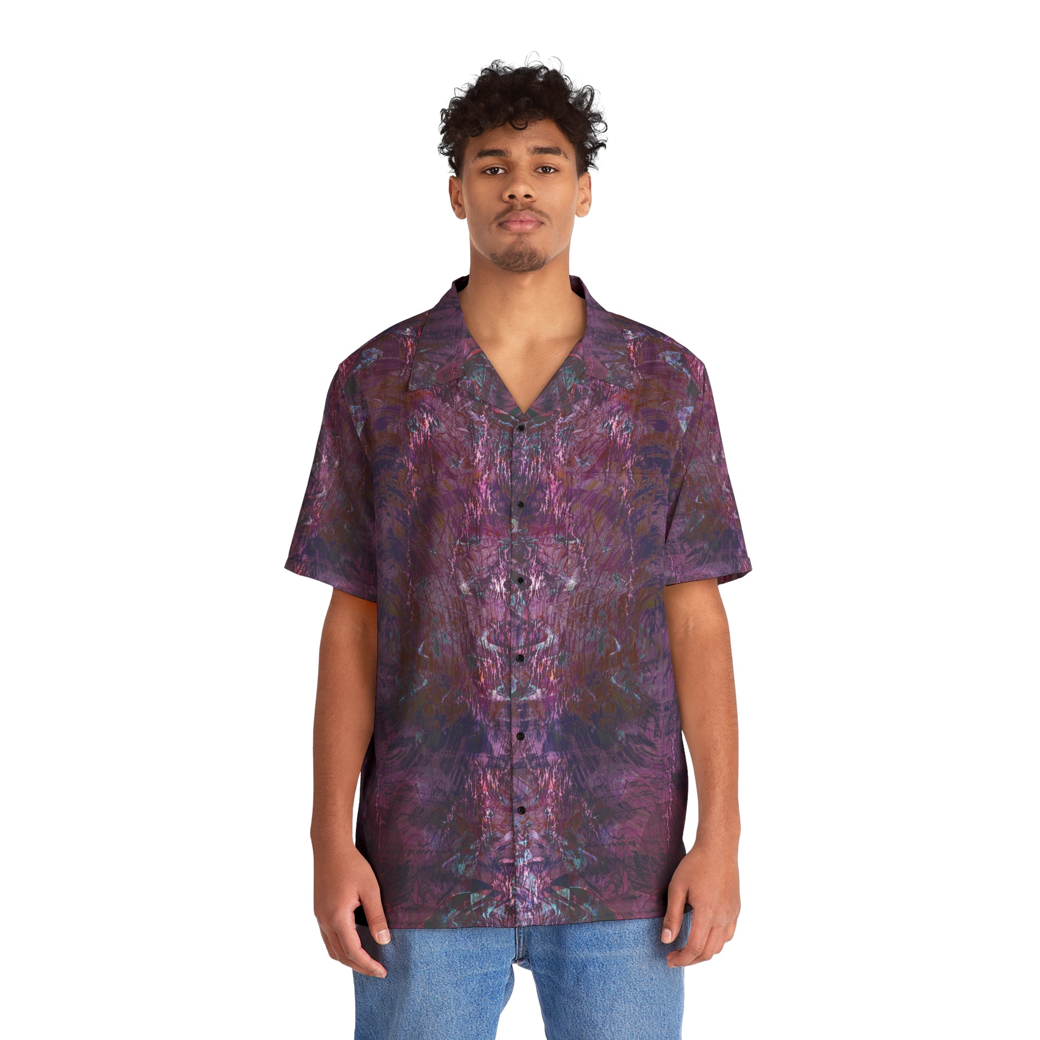 Hawaiian Shirt - Love Light Fractals No.6