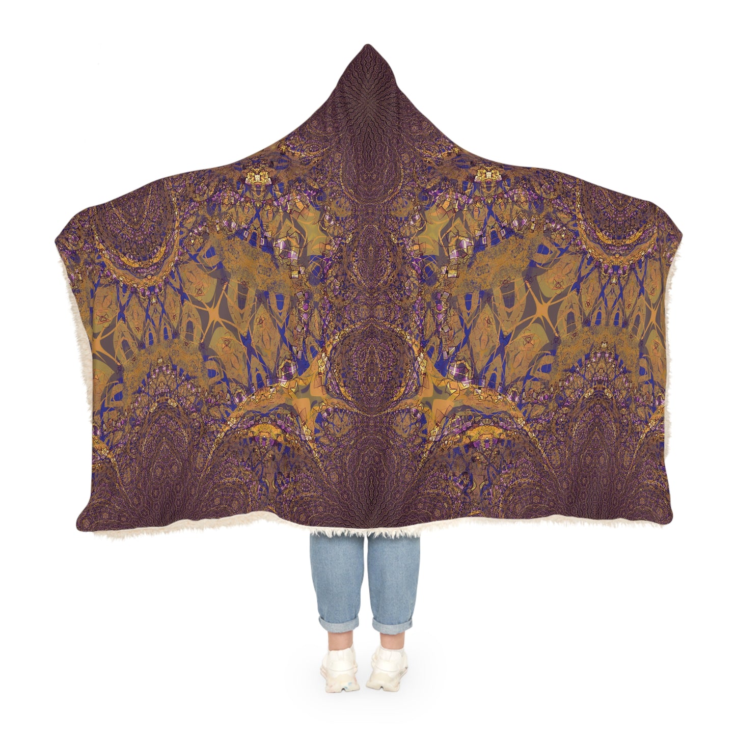Snuggle Blanket - Love Light Fractals No.9