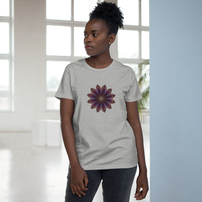 Women’s Maple Tee - Love Light Mandalas No.11