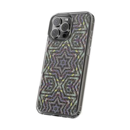 iPhone 16 Clear Case – P5 Kaleidoscopic No.1