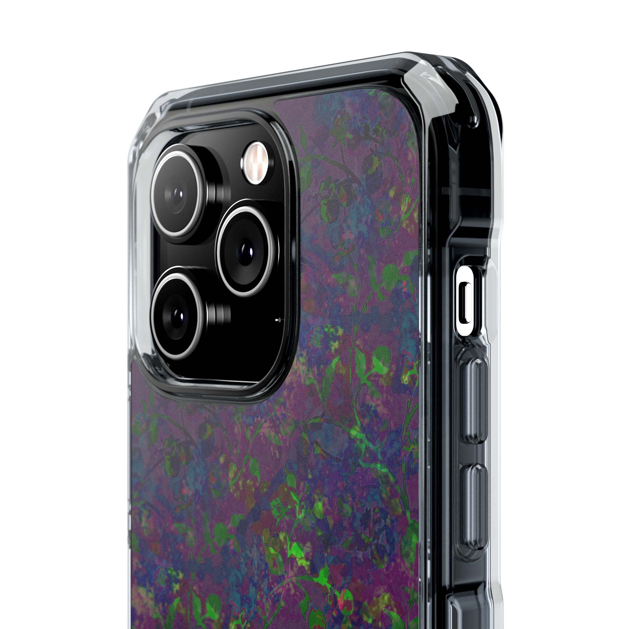 iPhone 14 Magnetic Clear Impact Case - Hidden Weave Series V3 No.23