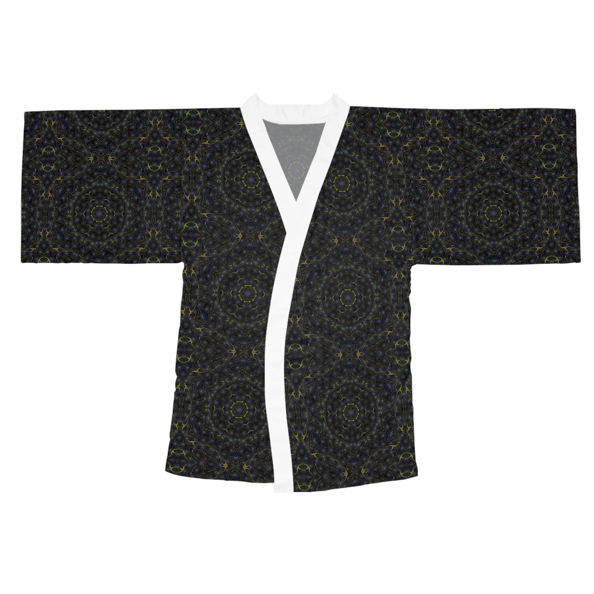 Long Sleeve Kimono Robe - P5 Kaleidoscopic No.8