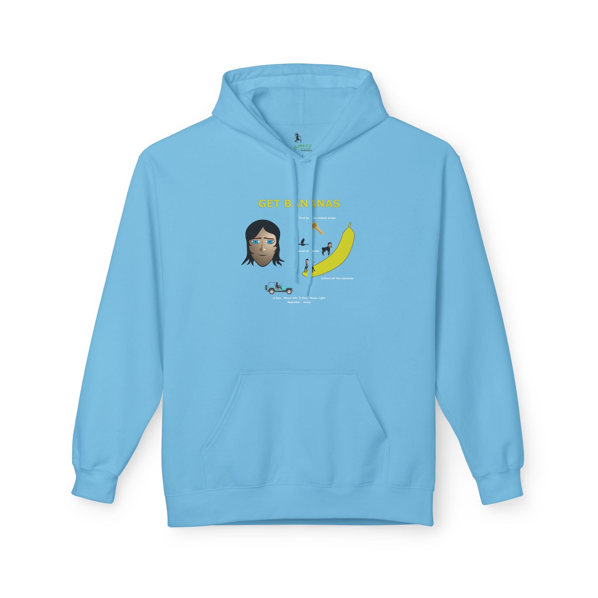 Unisex Midweight Softstyle Fleece Hoodie - Get Bananas