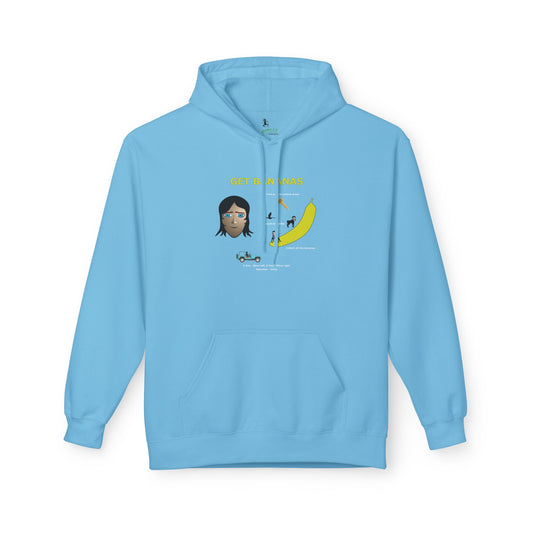 Unisex Midweight Softstyle Fleece Hoodie - Get Bananas