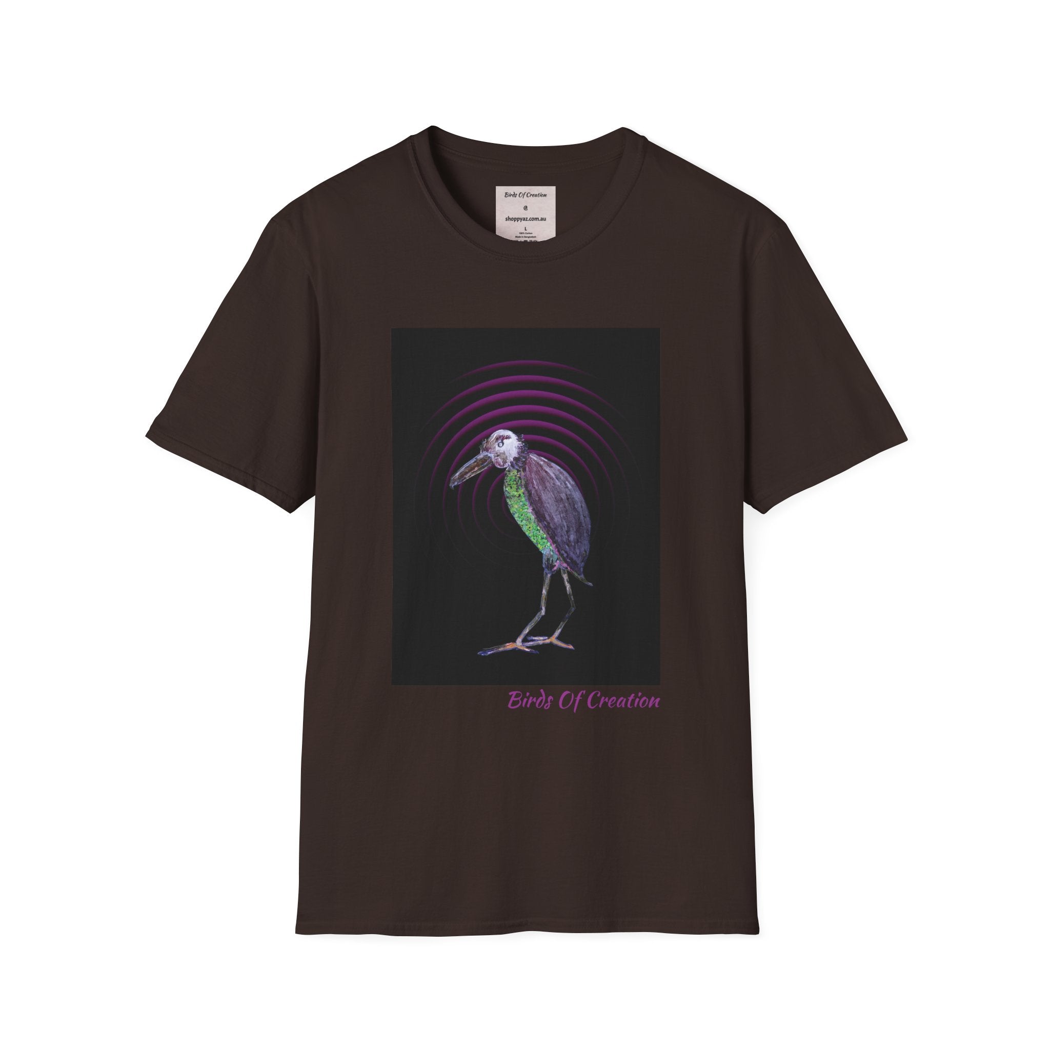 Unisex Softstyle T-Shirt - Birds Of Creation No.2b