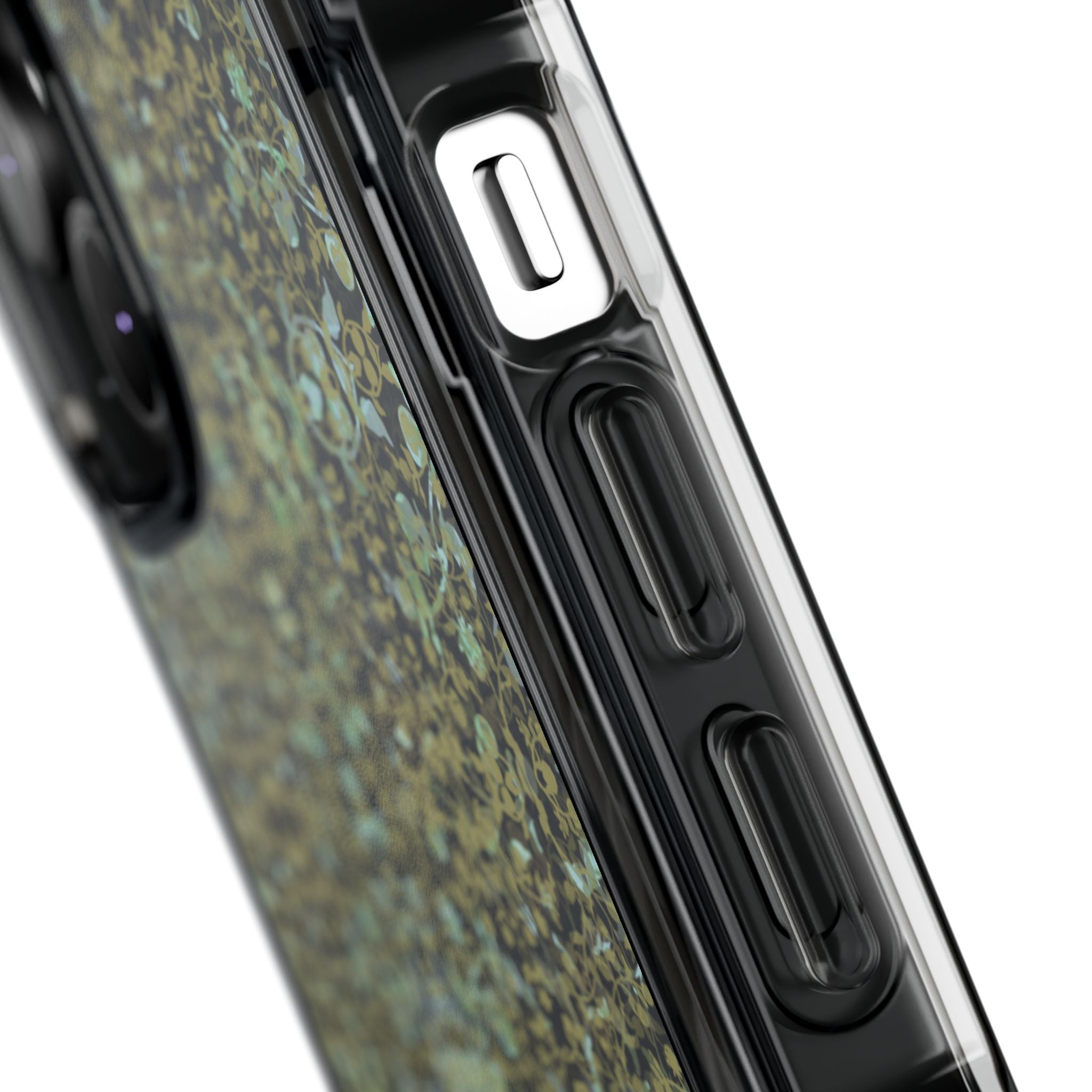 iPhone 14 Magnetic Clear Impact Case - Hidden Weave Series No.4