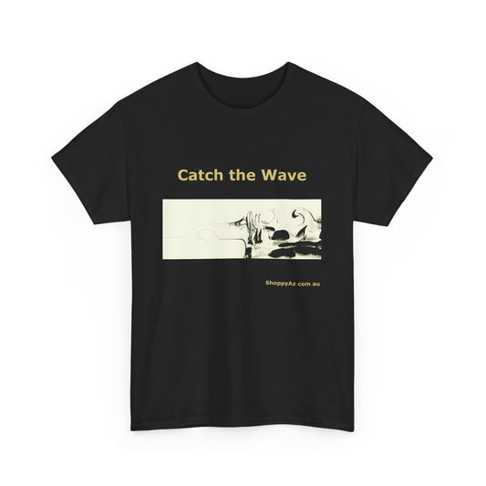 Unisex Heavy Cotton Tee - Catch the Wave