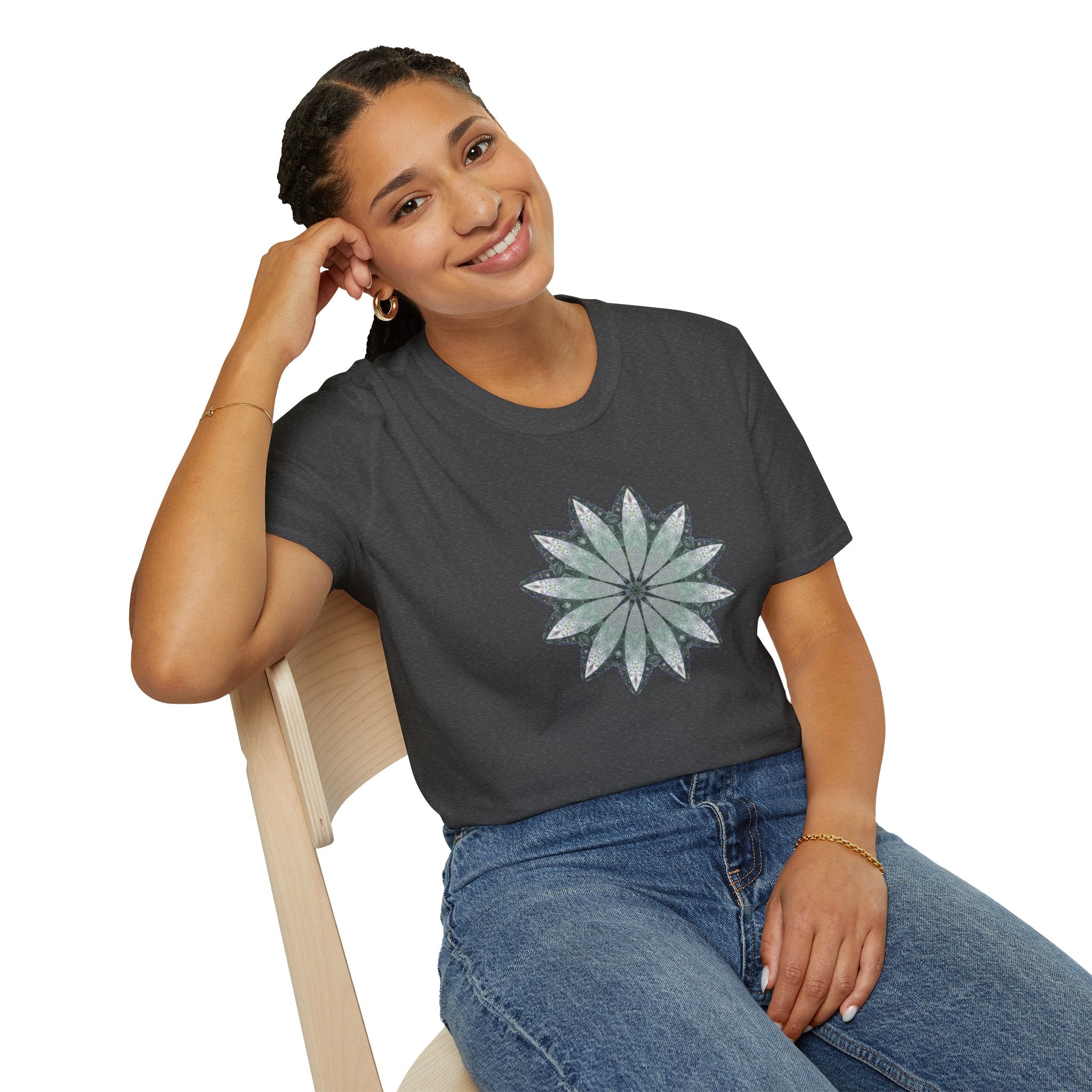Unisex Softstyle T-Shirt - Love Light Mandalas No.22