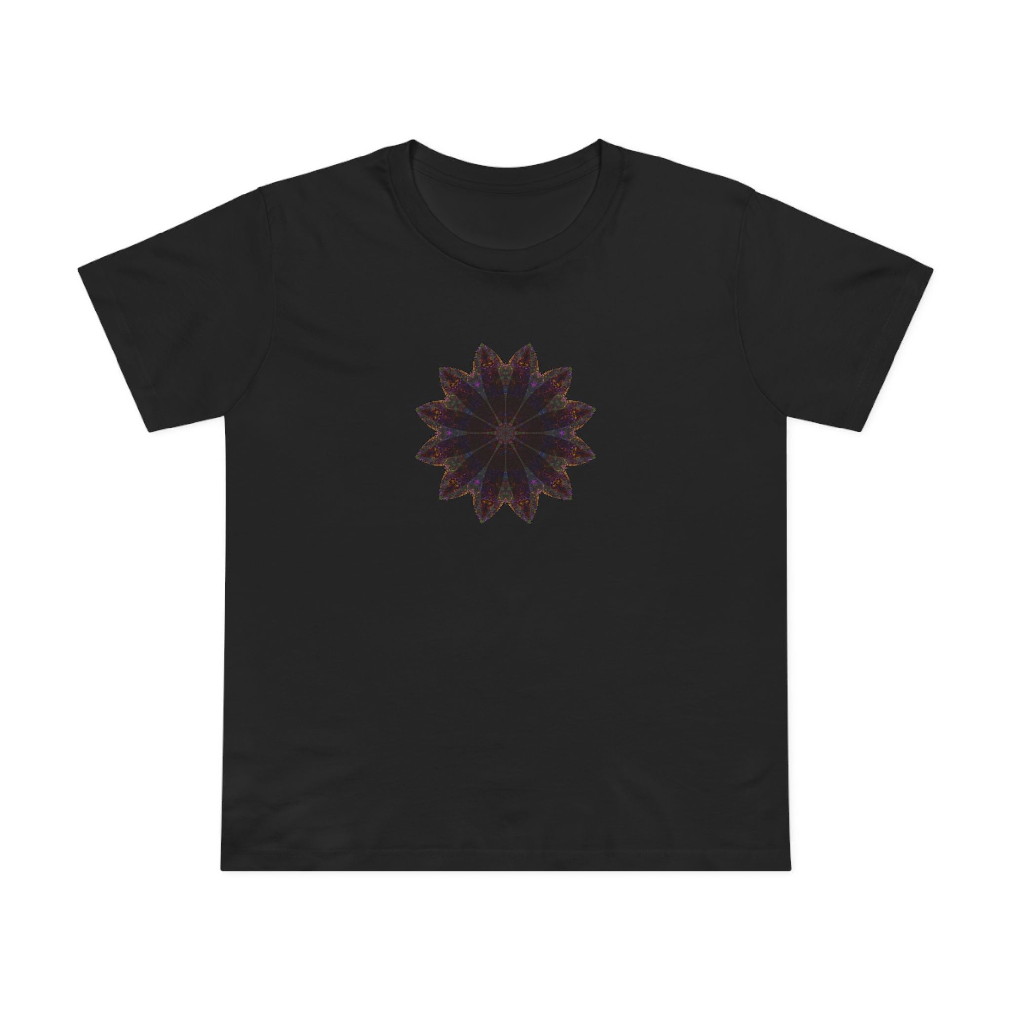 Women’s Maple Tee - Love Light Mandalas No.10
