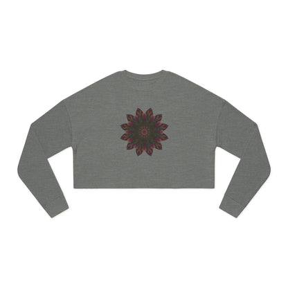 Women's Cropped Sweatshirt - Love Light Mandalas No.7