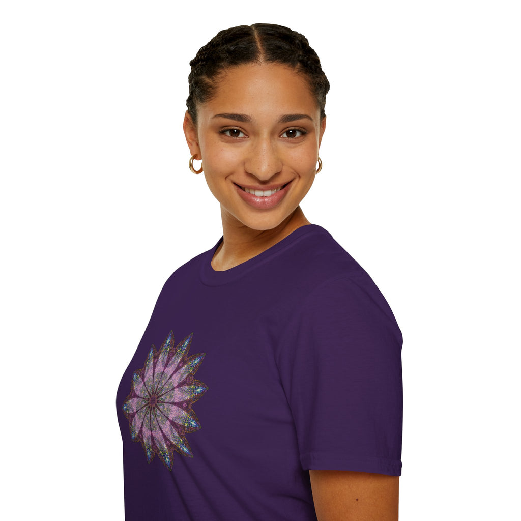 Unisex Softstyle T-Shirt - Love Light Mandalas No.19