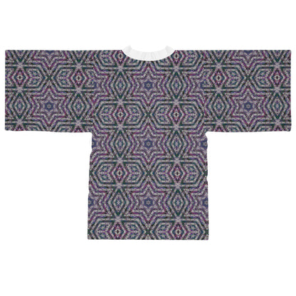Long Sleeve Kimono Robe - P5 Kaleidoscopic No.26