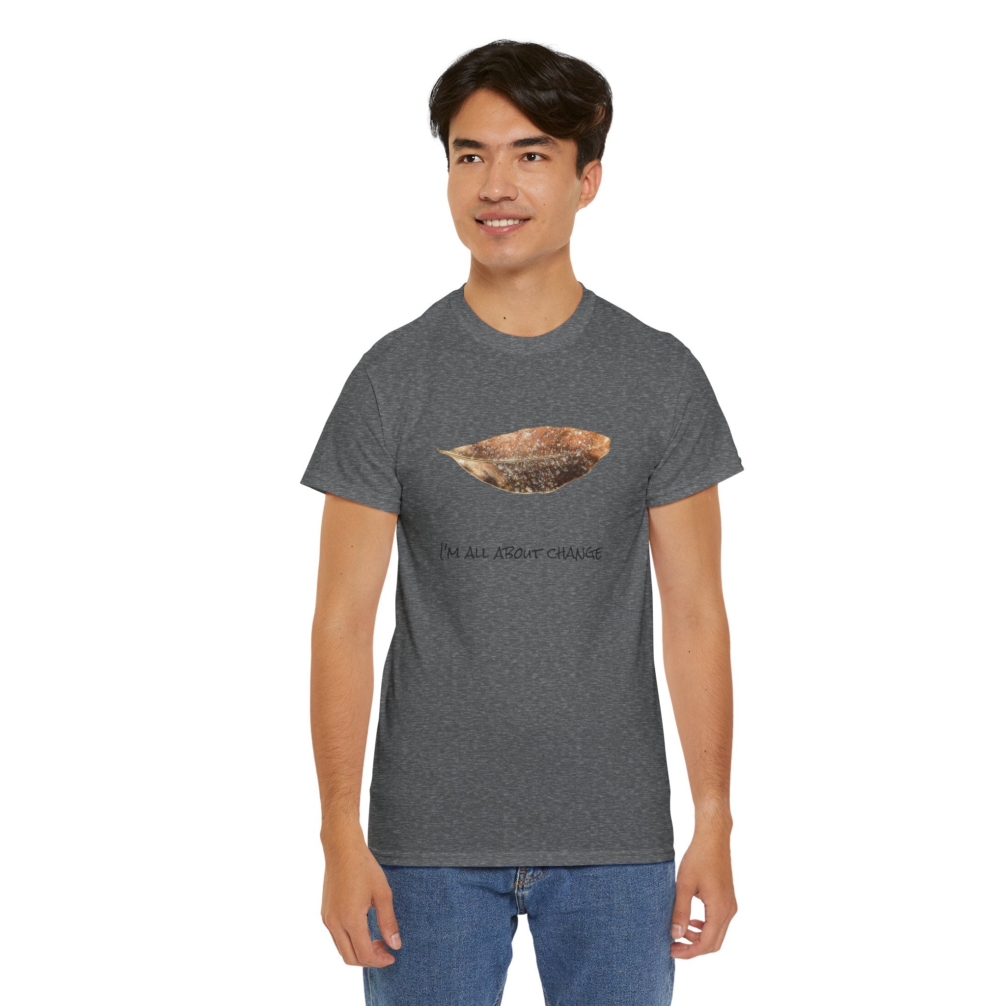 Unisex Heavy Cotton Tee - All About Change No.1