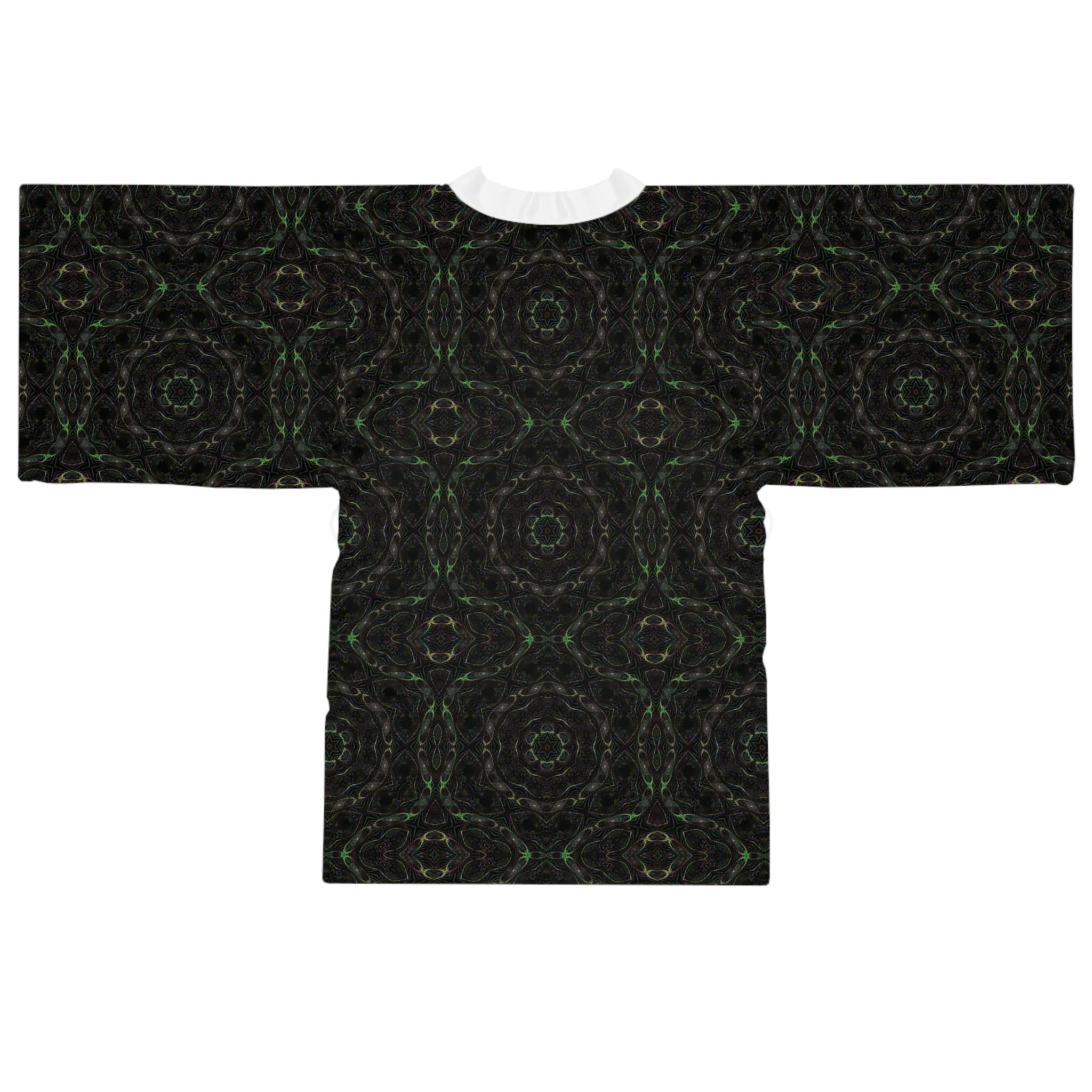 Long Sleeve Kimono Robe - P5 Kaleidoscopic No.15