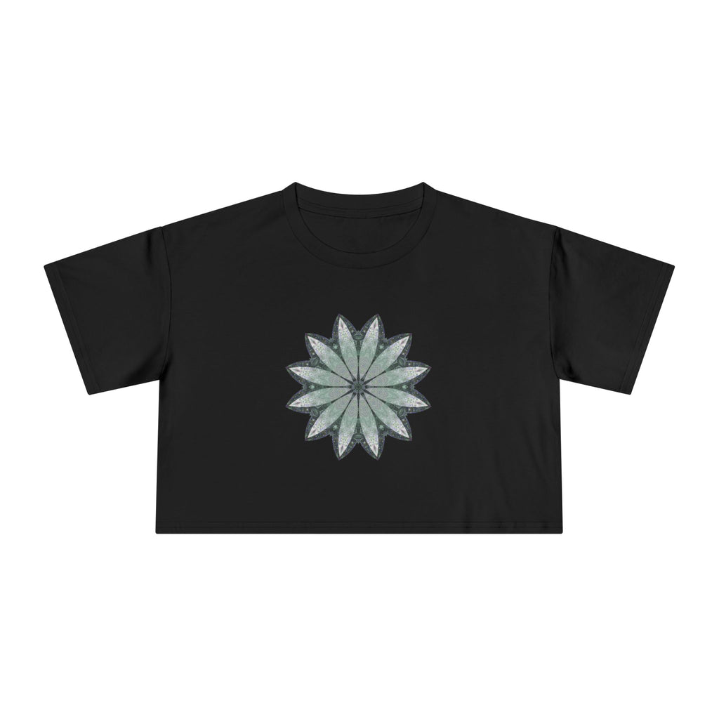 Women's Cropped Tee - Love Light Mandalas No.22