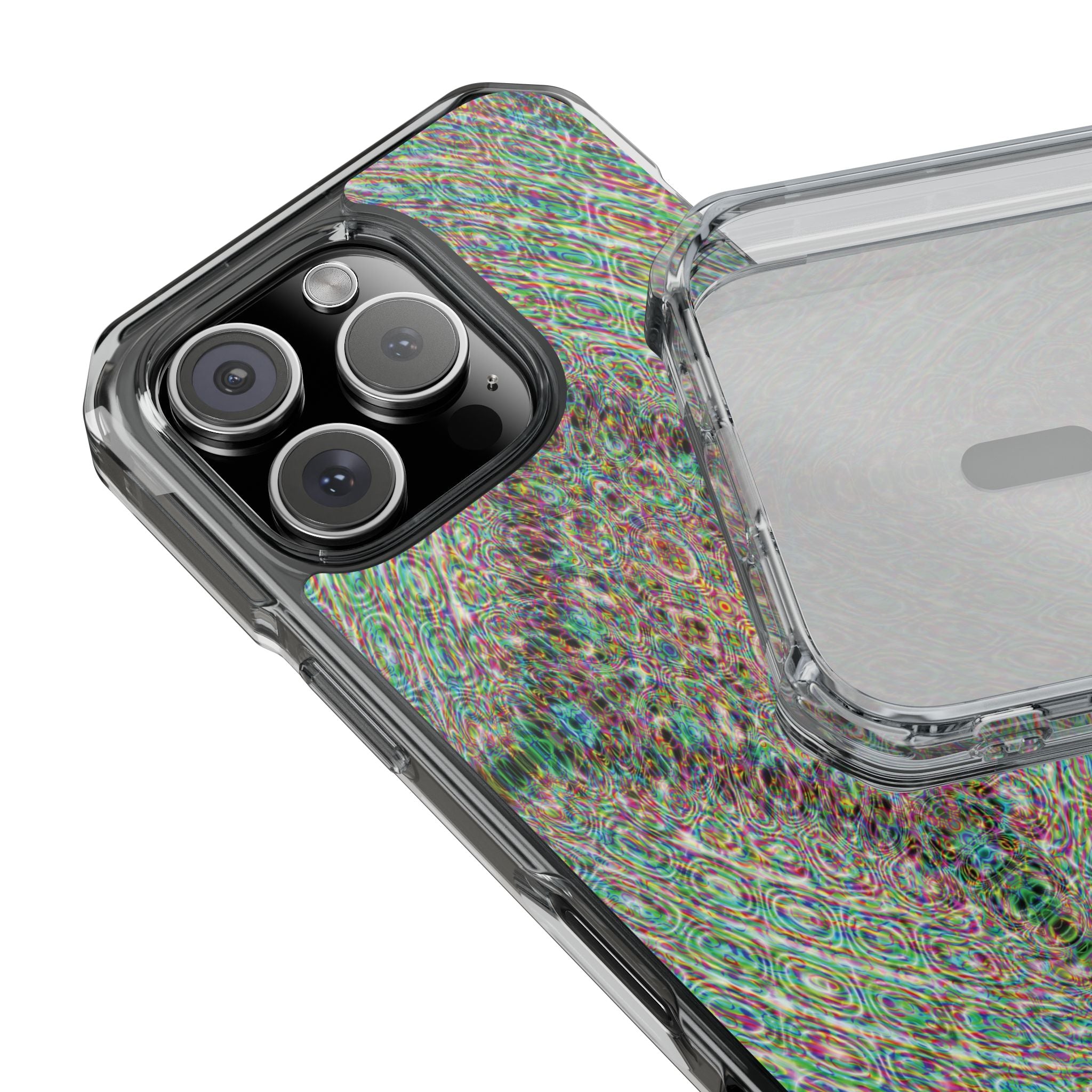 iPhone 16 Magnetic Clear Impact Case - DMT Seer No.14