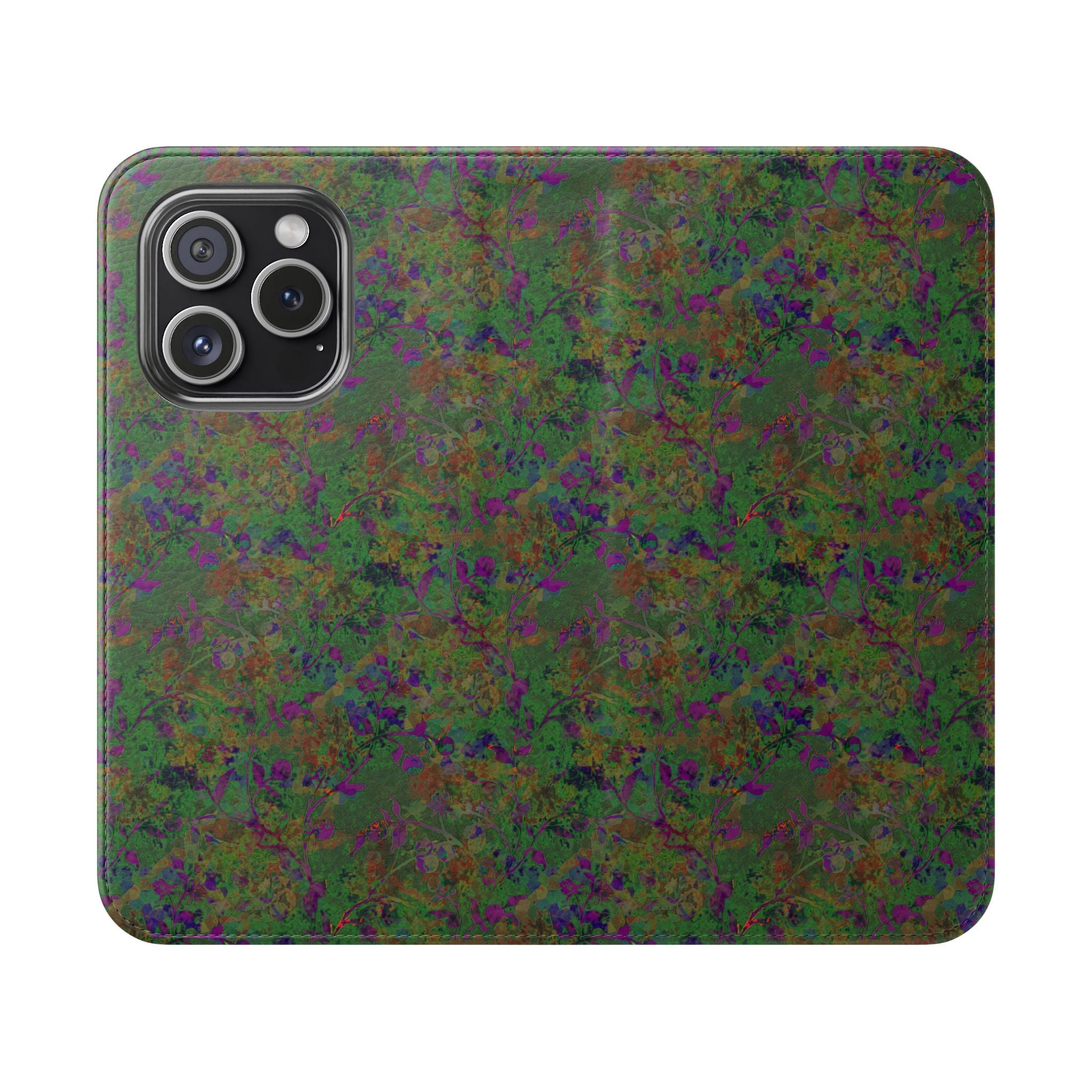 iPhone 15 Flip Case - Hidden Weave Series V3 No.24