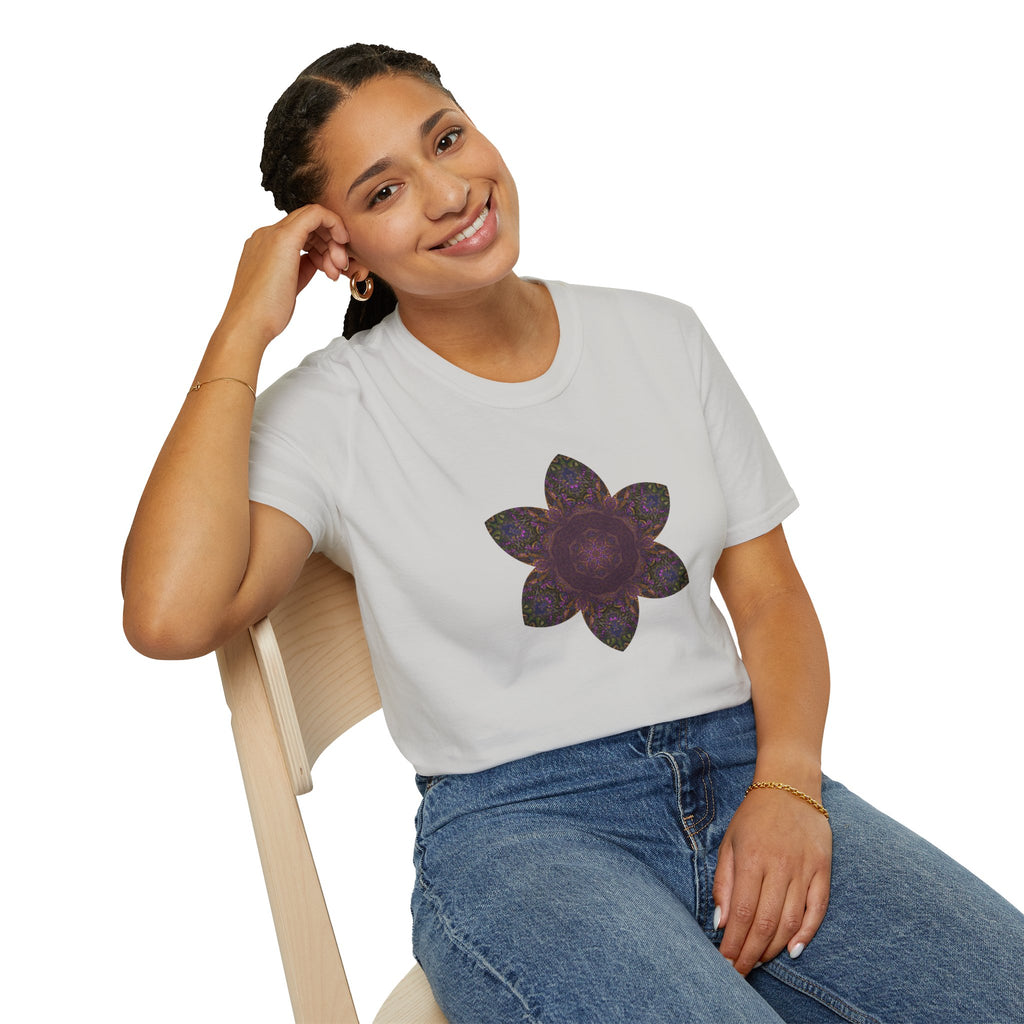 Unisex Softstyle T-Shirt - Love Light Mandalas No.3