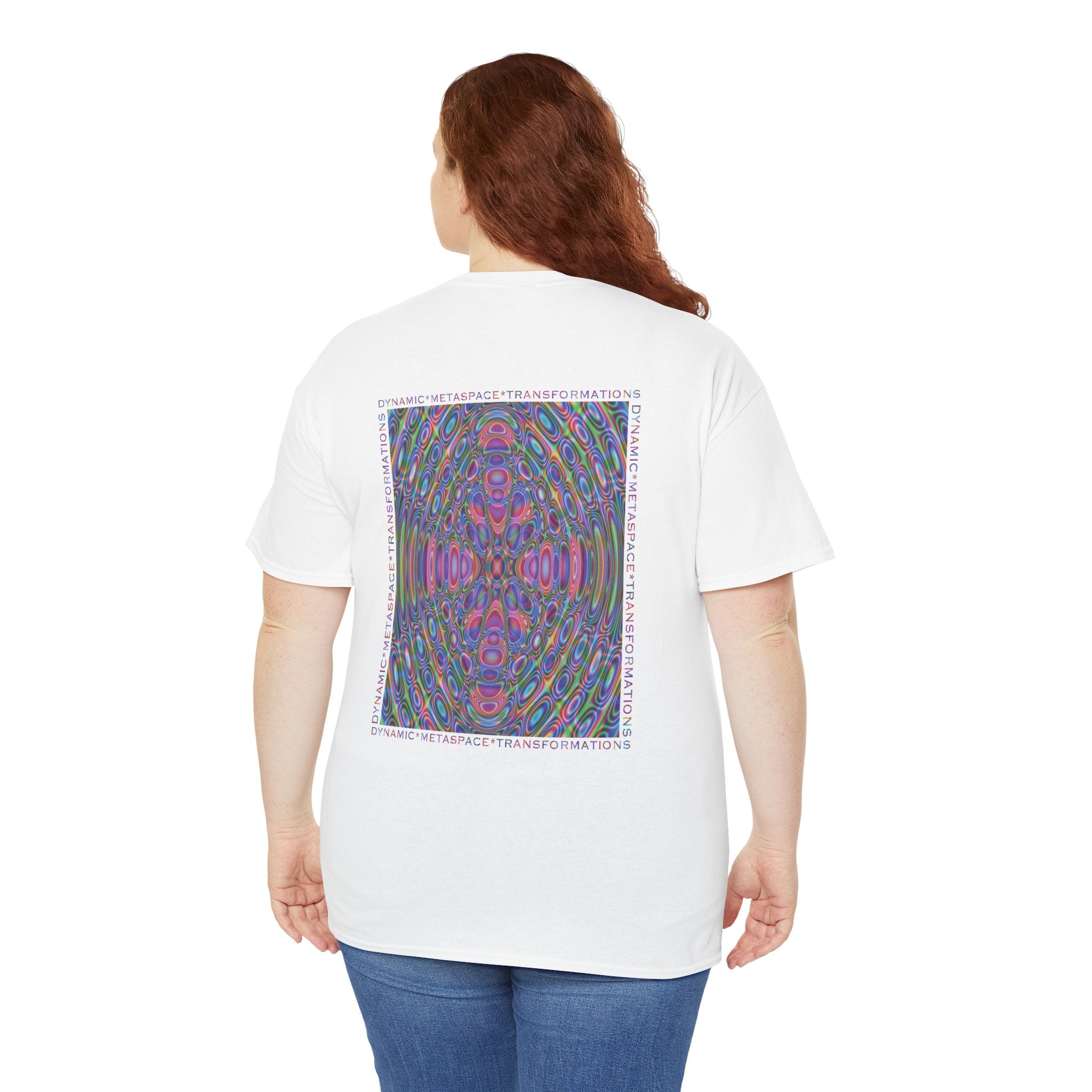 Unisex Heavy Cotton Tee (Back) - DMT Seer No.1