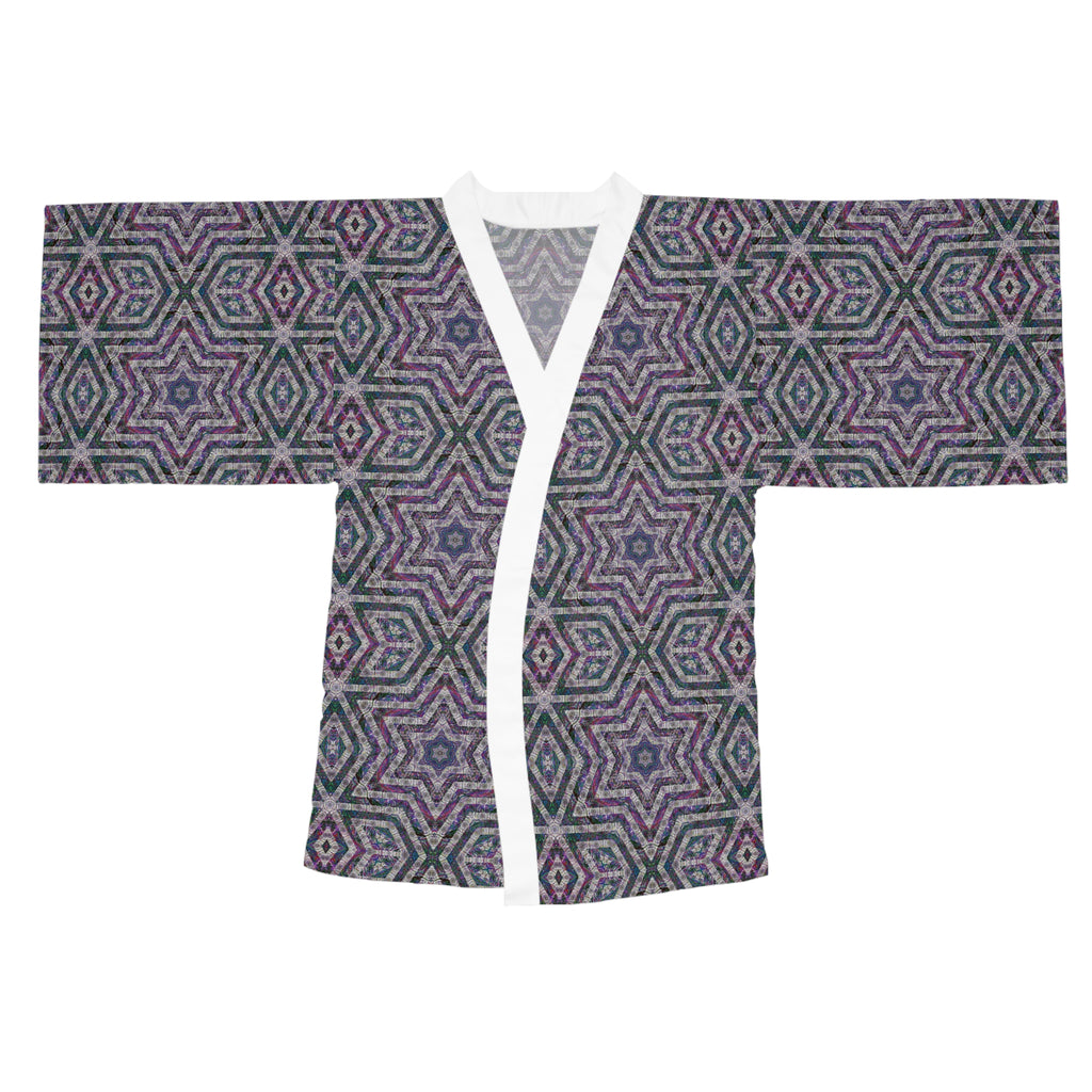 Long Sleeve Kimono Robe - P5 Kaleidoscopic No.26
