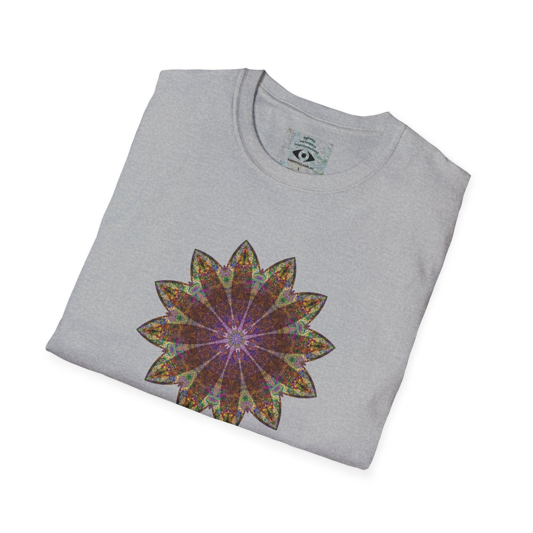 Unisex Softstyle T-Shirt - Love Light Mandalas No.13