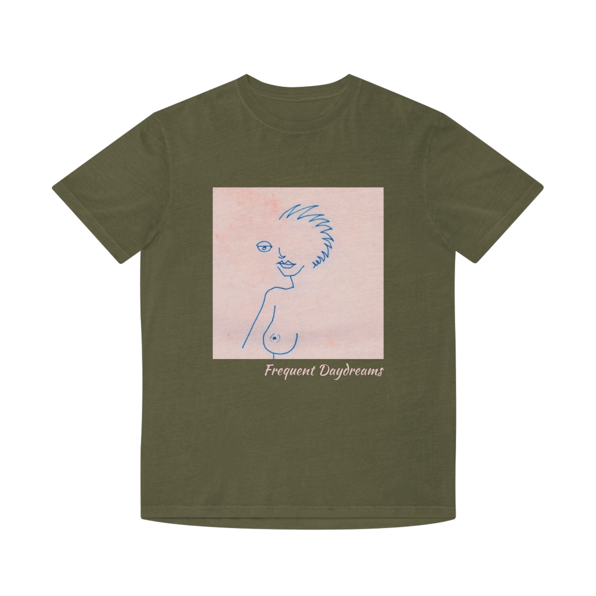 Unisex Faded Shirt - Frequent Daydreams Sketch No.46