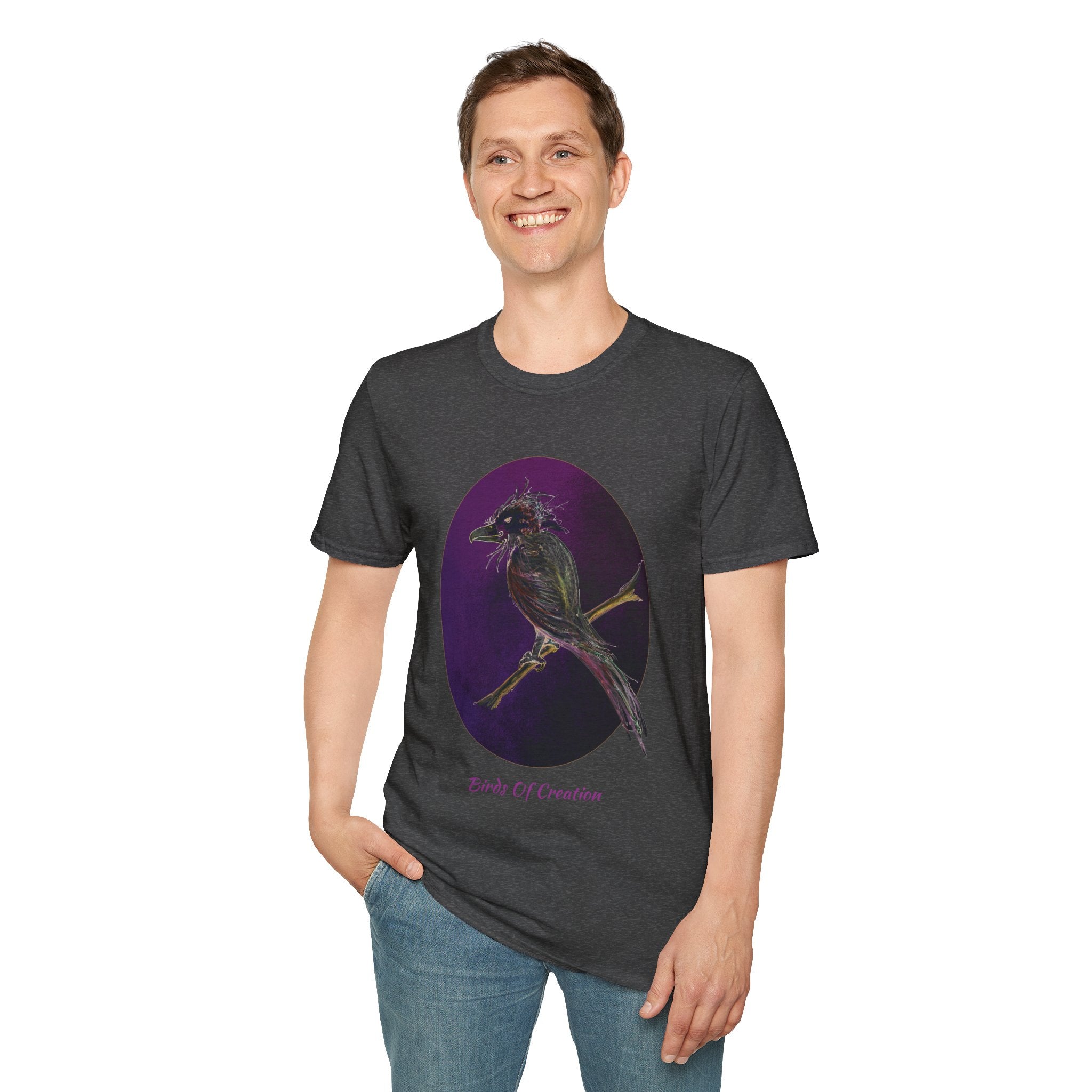 Unisex Softstyle T-Shirt - Birds Of Creation No.1a