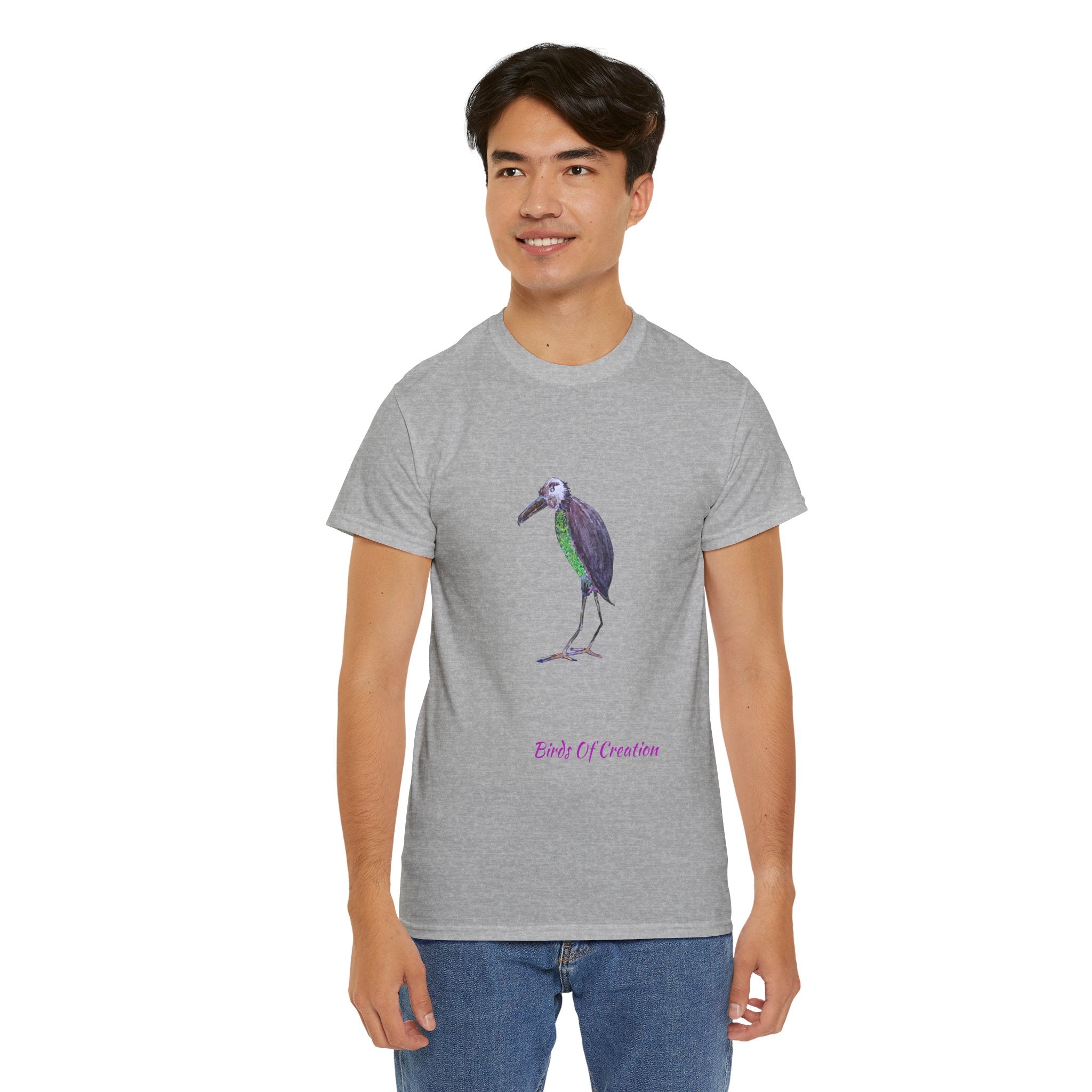 Unisex Heavy Cotton Tee - Birds Of Creation No.2