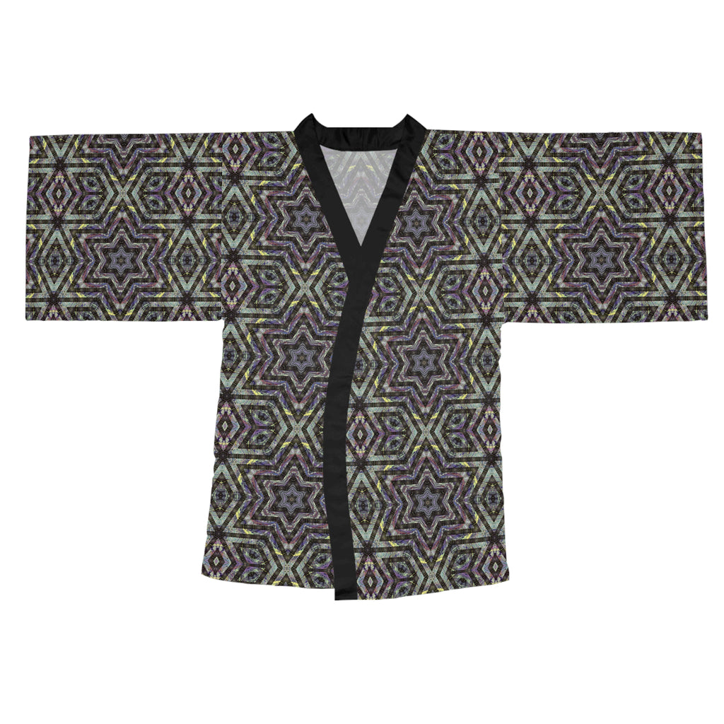 Long Sleeve Kimono Robe - P5 Kaleidoscopic No.1