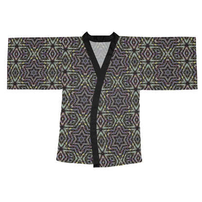 Long Sleeve Kimono Robe - P5 Kaleidoscopic No.1
