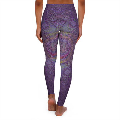 Spandex Leggings - Love Light Fractals No.13a