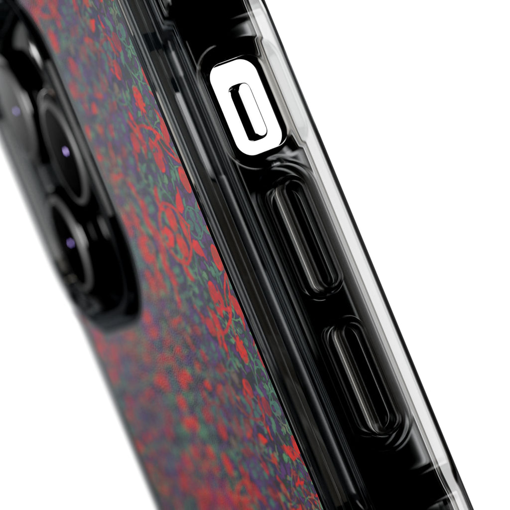 iPhone 14 Magnetic Clear Impact Case - Hidden Weave Series No.25