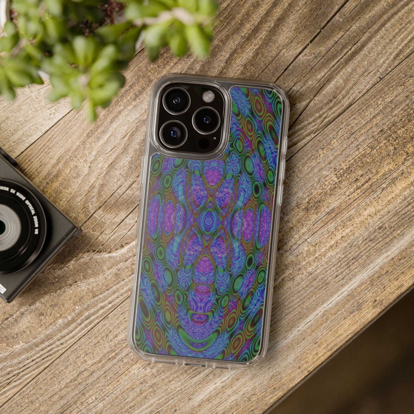 iPhone 16 Clear Case – DMT Seer No.17