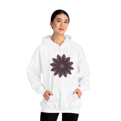 Unisex Heavy Blend™ Hooded Sweatshirt - Love Light Mandalas No.11
