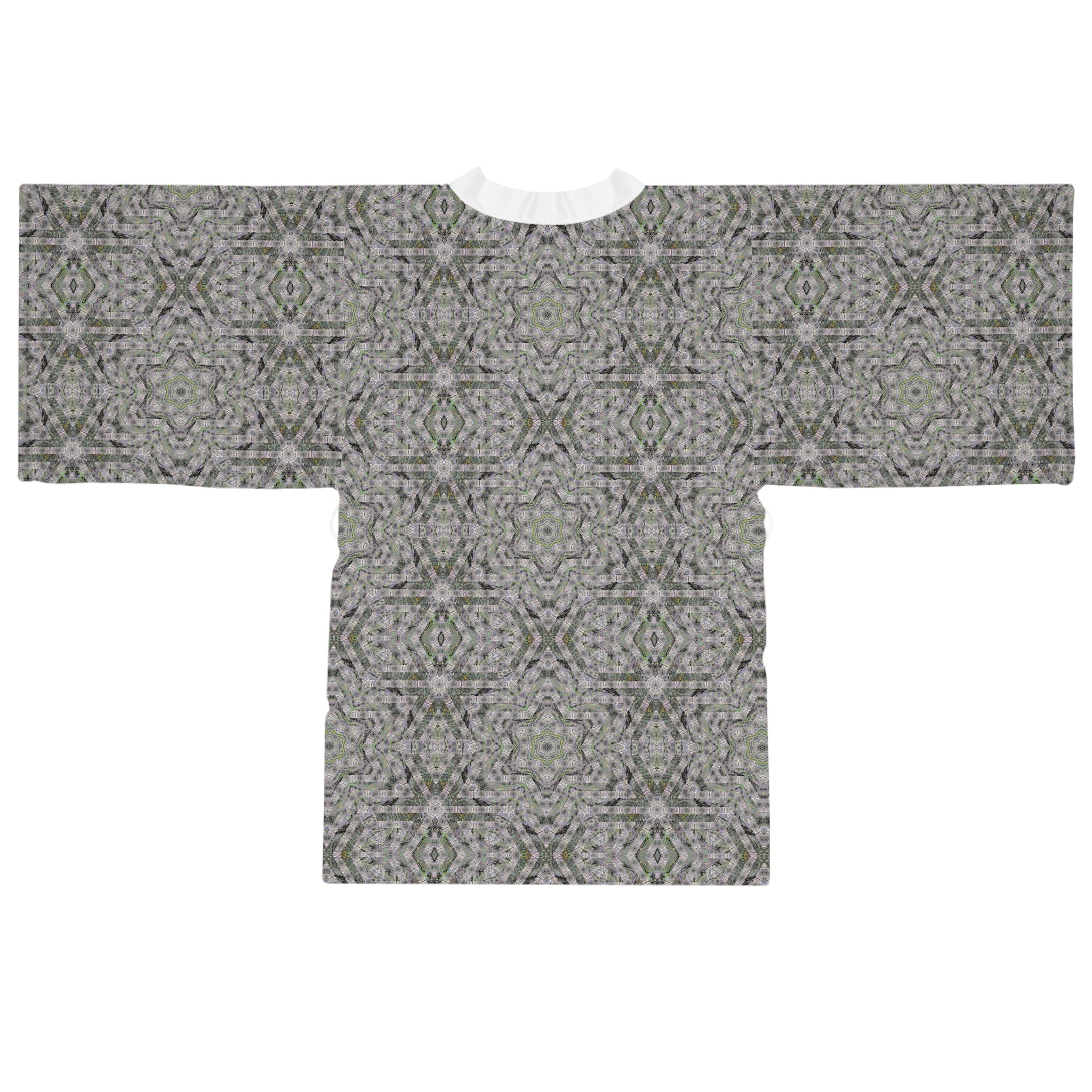 Long Sleeve Kimono Robe - P5 Kaleidoscopic No.27
