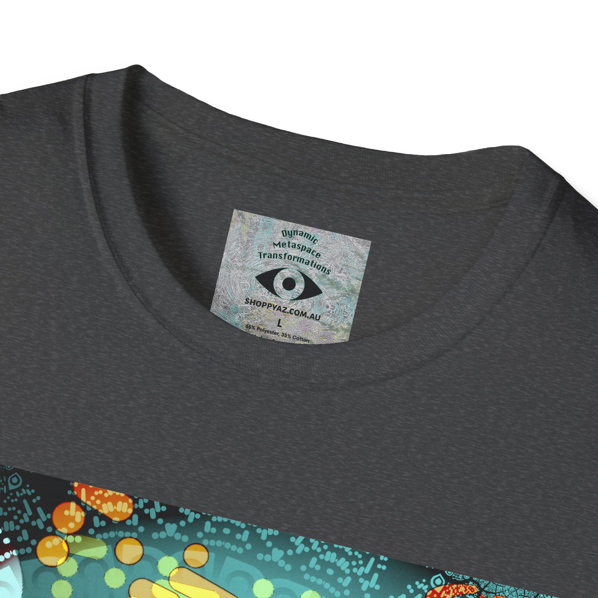 Unisex Softstyle T-Shirt - Psychedelic QR No.1