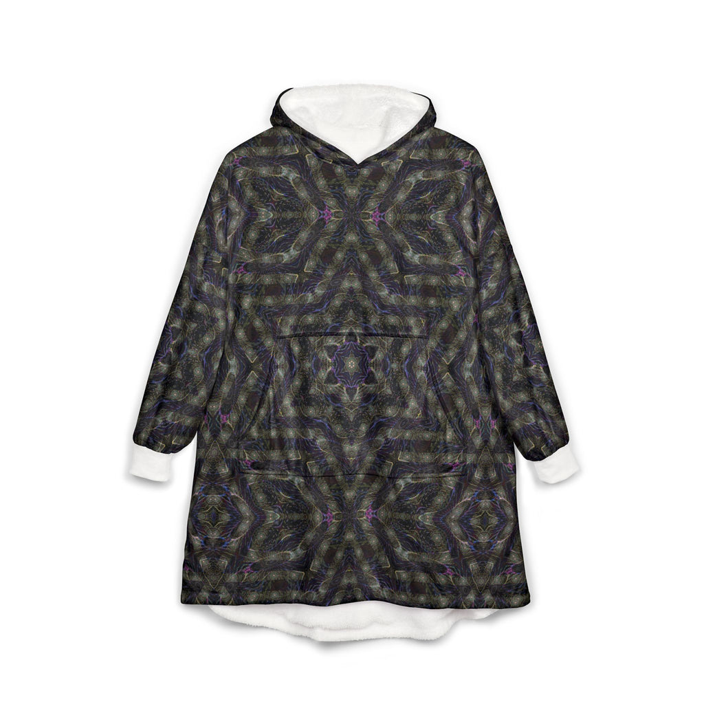 Unisex Hooded Blanket - P5 Kaleidoscopic No. 12