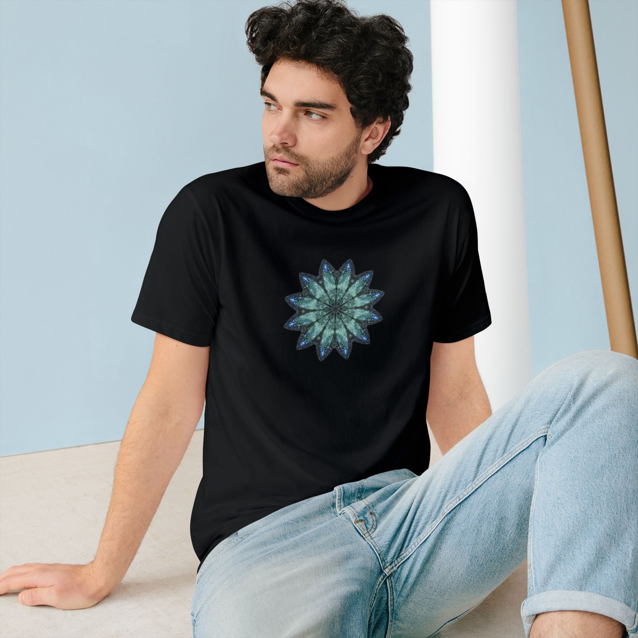 Organic Staple T-shirt - Love Light Mandalas No.20
