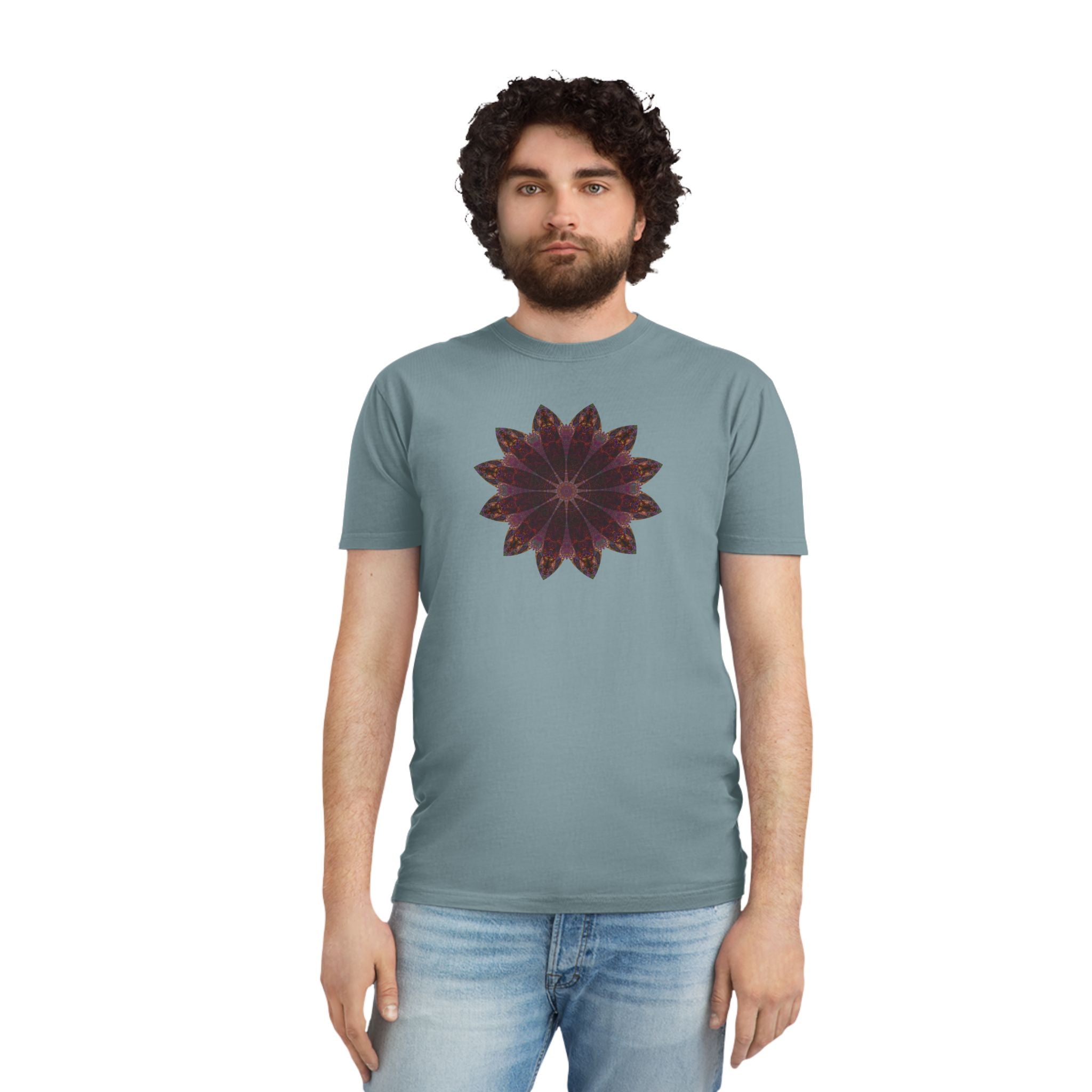 Unisex Faded Shirt - Love Light Mandalas No.5
