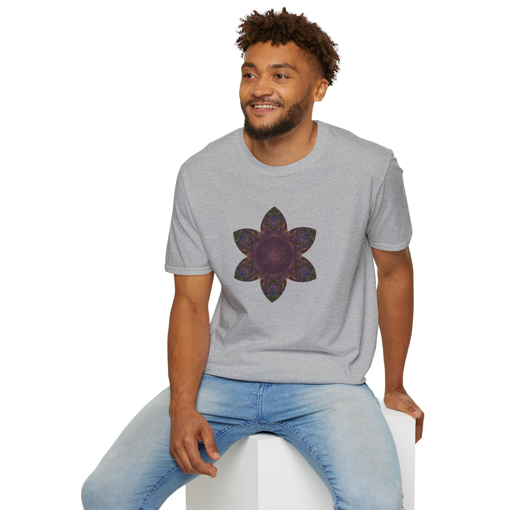 Unisex Softstyle T-Shirt - Love Light Mandalas No.3