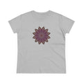 Women's Midweight Cotton Tee - Love Light Mandalas No.6