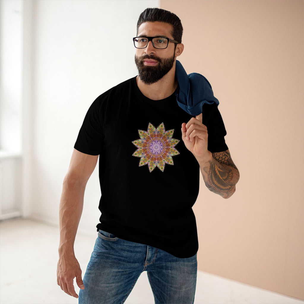 Men's Staple Tee - Love Light Mandalas No.14