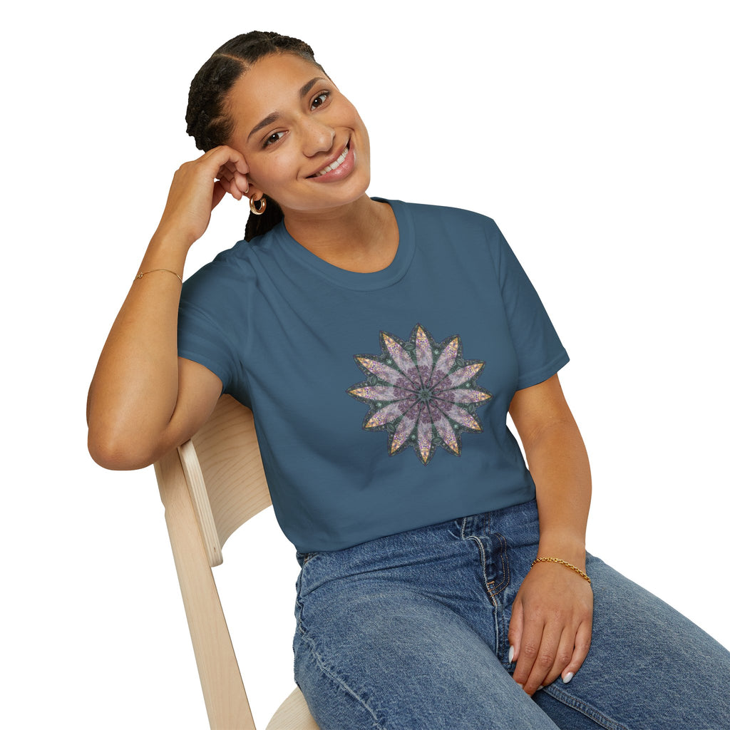 Unisex Softstyle T-Shirt - Love Light Mandalas No.21