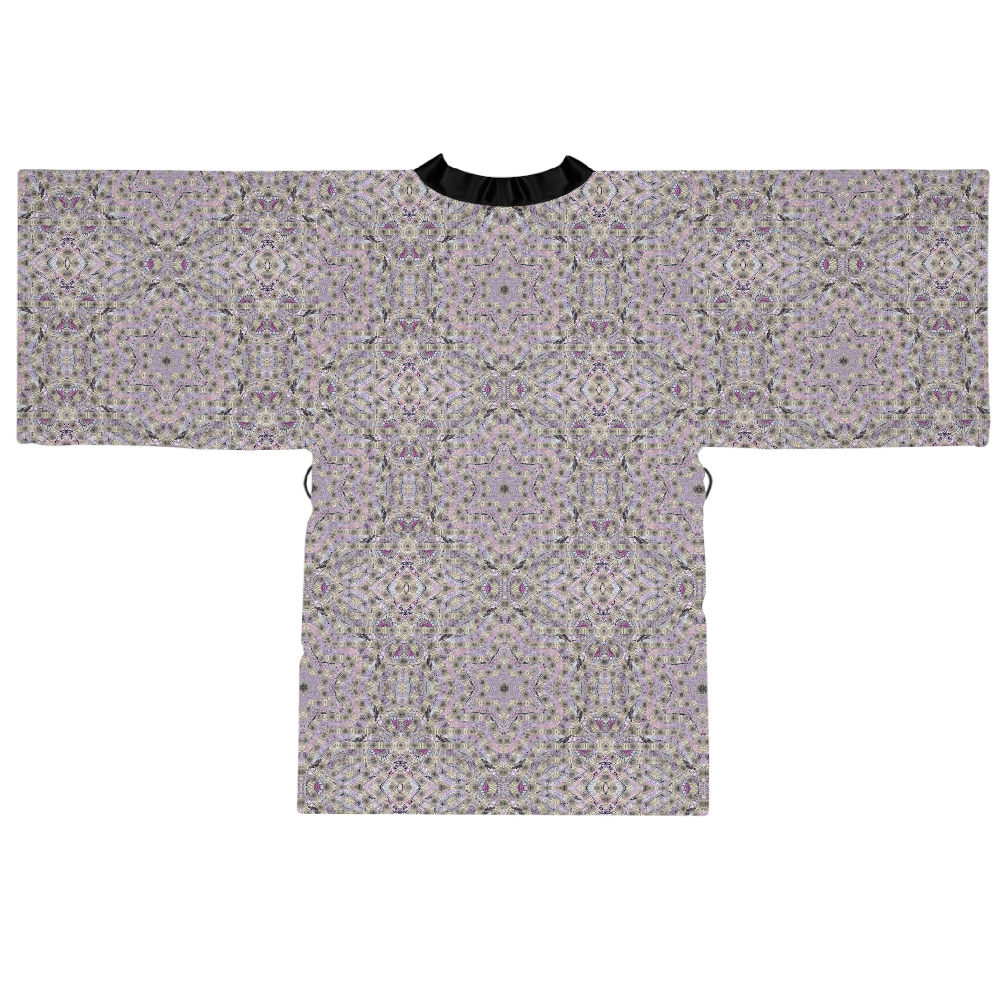 Long Sleeve Kimono Robe - P5 Kaleidoscopic No.23