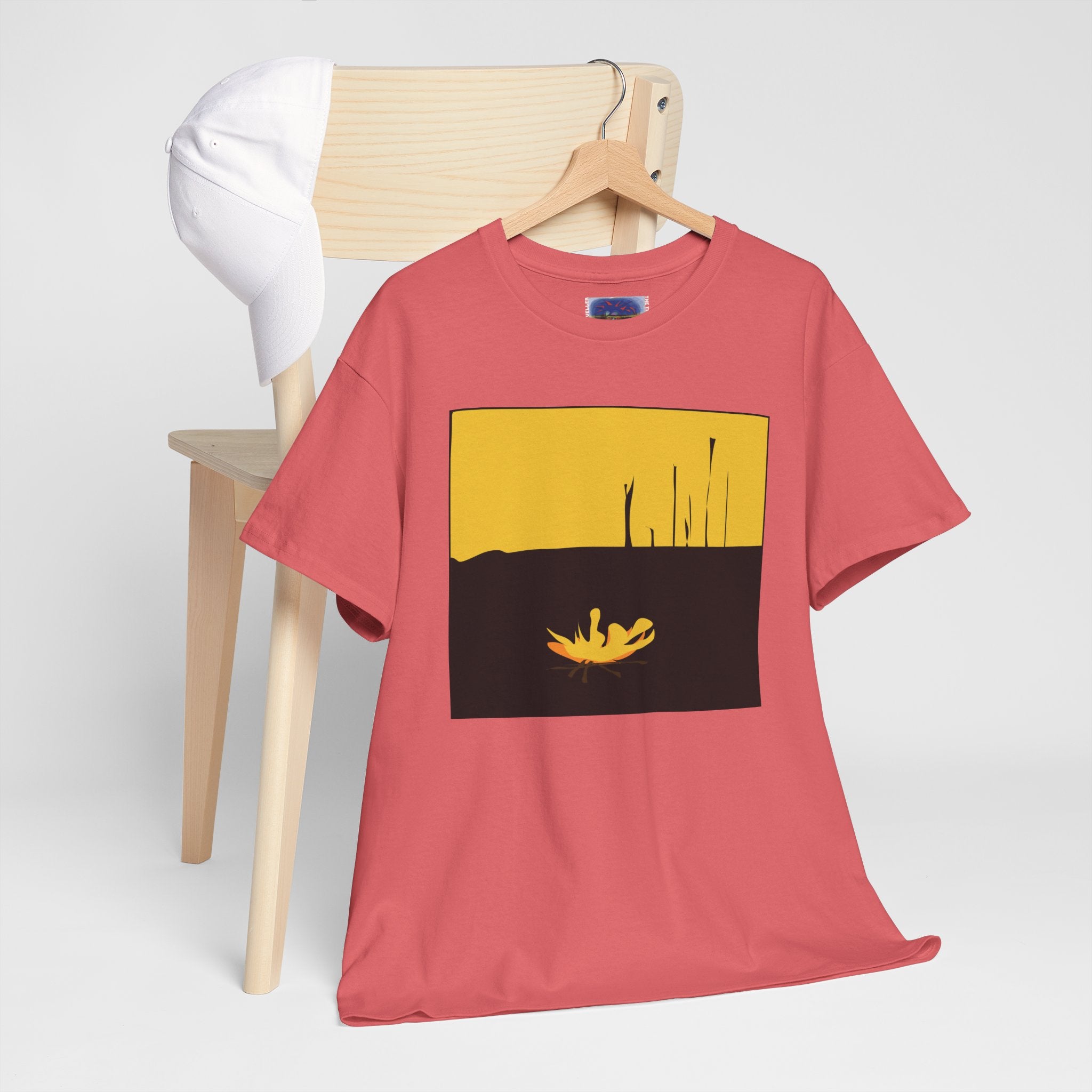 Unisex Heavy Cotton Tee - The Traveller Series (Fire)